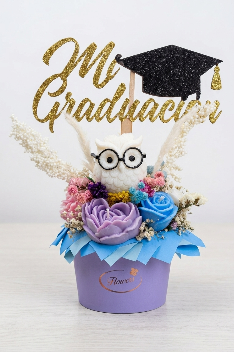 Bouquet Graduación Búho