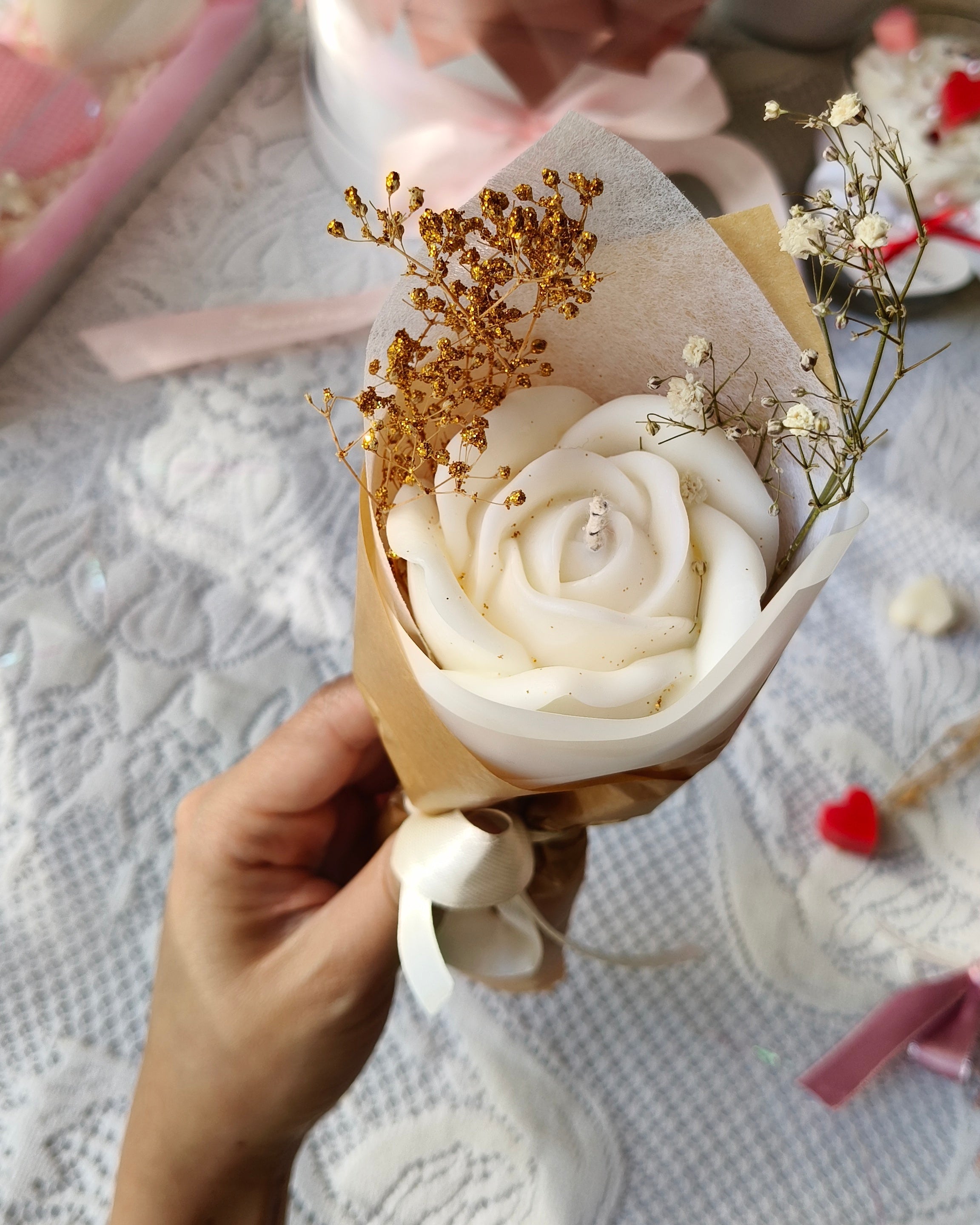 Ramo rosa individual